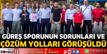 Güreş sporunun sorunları ve çözüm yolları görüşüldü