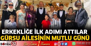 Gürsu ailesinin mutlu günü