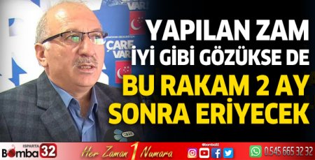 Gürtoklu: Yapılan zam yetersiz 