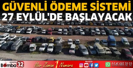 'Güvenli Ödeme Sistemi', 27 Eylül'de başlayacak