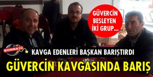 GÜVERCİN KAVGASI BÜYÜMEDEN YATIŞTIRILDI