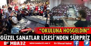 GÜZEL SANATLAR LİSESİ'NDEN SÜRPRİZ