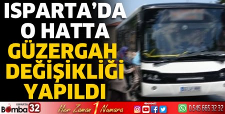 Güzergah değişikliği duyurusu