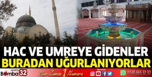 Hac ve Umreye gidenler buradan uğurlanıyorlar