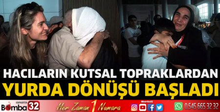 Hacıların kutsal topraklardan yurda dönüşü başladı
