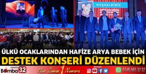 Hafize Arya bebek için destek konseri