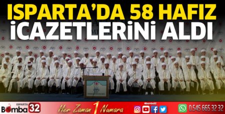 Hafızlar icazetlerini aldı