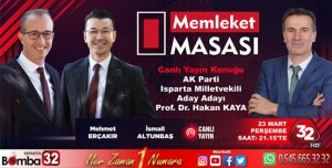 Hakan Kaya Memleket Masasına konuk oluyor