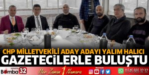 Halıcı, gazetecilerle bir araya geldi