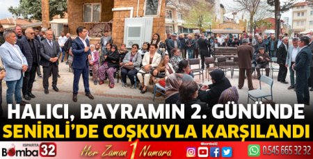 Halıcı, Senir'de coşkuyla karşılandı