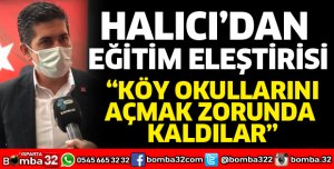 HALICI’DAN EĞİTİM ELEŞTİRİSİ
