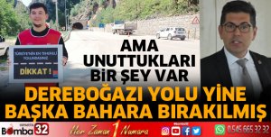Halıcı'dan dereboğazı yolu tepkisi