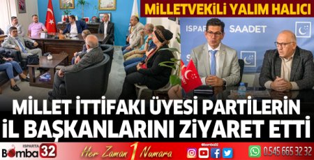 Halıcı'dan parti il başkanlarına ziyaret