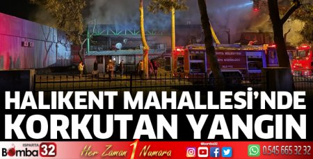 Halıkent Mahallesi’nde Korkutan Yangın