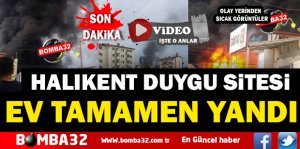 HALIKENT MAHALLESİNDE YANGIN KORKUTTU
