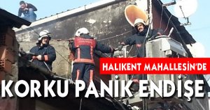 Halıkent'te Korkutan Yangın!