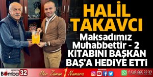 Halil Takavcı yeni kitabını çıkardı