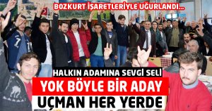 Halk Adamı Uçman’a Sevgi Seli