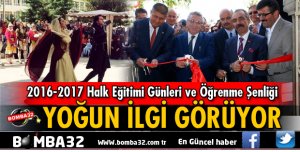 HALK EĞİTİM GÜNLERİ YOĞUN İLGİ GÖRÜYOR