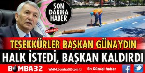 HALK İSTEDİ BAŞKAN KALDIRTIYOR