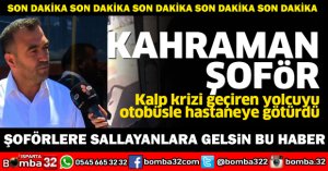 HALK OTOBÜS ŞOFÖRÜNDEN KAHRAMANLIK