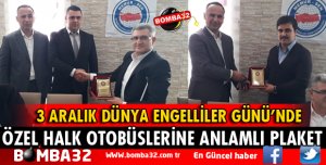 HALK OTOBÜSLERİ KOOPERATİFİNE ANLAMLI ÖDÜL