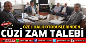 HALK OTOBÜSLERİNDEN CÜZİ ZAM TALEBİ