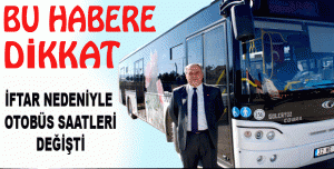 HALK OTOBÜSLERİNDEN ÖNEMLİ DUYURU