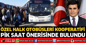 HALK OTOBÜSLERİNDEN PİK SAAT ÖNERİSİ