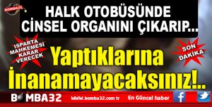 Halk Otobüsünde Şok Eden Sapık....
