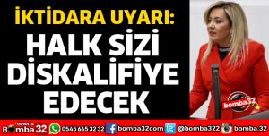 HALK SİZİ DİSKALİFİYE EDECEK