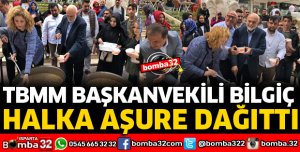 HALKA AŞURE DAĞITTI