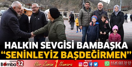Halkın sevgisi bambaşka