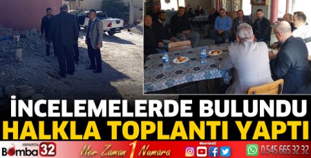 Halkla buluşma toplantısı gerçekleştirildi