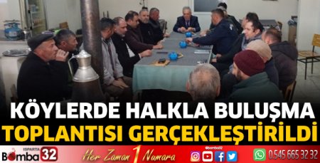Halkla Buluşma Toplantısı Gerçekleştirildi