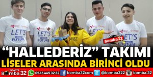 HALLEDERİZ TAKIMI BİRİNCİ OLDU