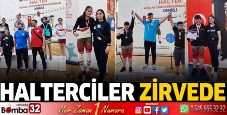 Halterciler zirvede