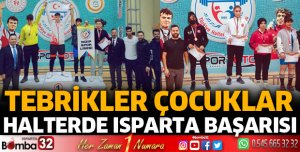 Halterde Isparta başarısı