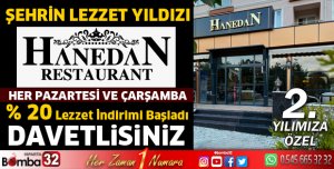 Hanedan Restaurant’ta Lezzet İndirimi Başladı