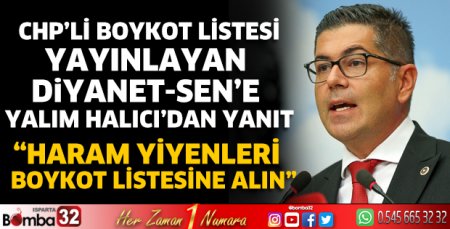 Haram yiyenleri boykot listesine alın