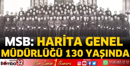 Harita Genel Müdürlüğü 130 yaşında
