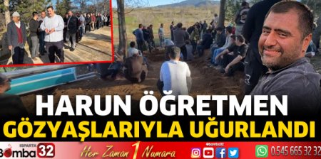 Harun öğretmene veda 