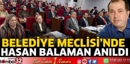 Hasan Balaman mecliste anıldı 