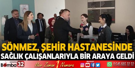 Hasan Basri Sönmez sağlık çalışanları ile bir araya geldi