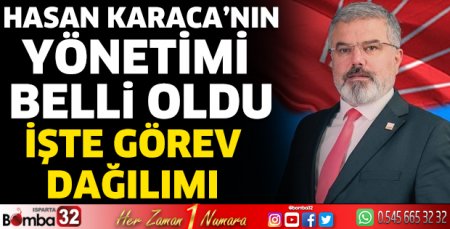 Hasan Karaca'nın yönetimi belli oldu