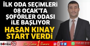 HASAN KINAY SEÇİM STARTINI VERDİ