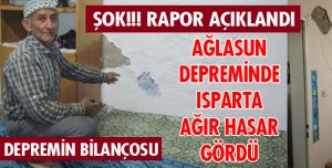 HASAR TESPİT ÇALIŞMALARI TAMAMLANDI