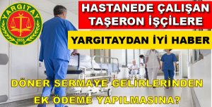 HASTANE ÇALIŞANLARINA MÜJDE