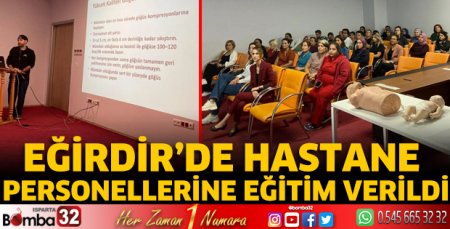 Hastane personeline eğitim