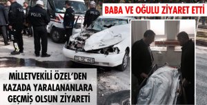 HASTANEDE GEÇMİŞ OLSUN ZİYARETİ